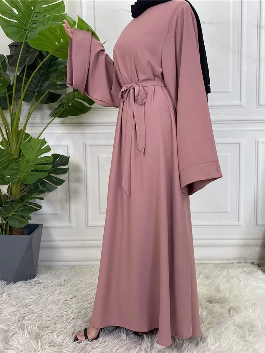 Modest Abaya Ramadan Musulman De Mode Maxi Robe Turkey Kaftan Islamic Clothing Muslim for Women Hijab Dress Caftan Vestidos