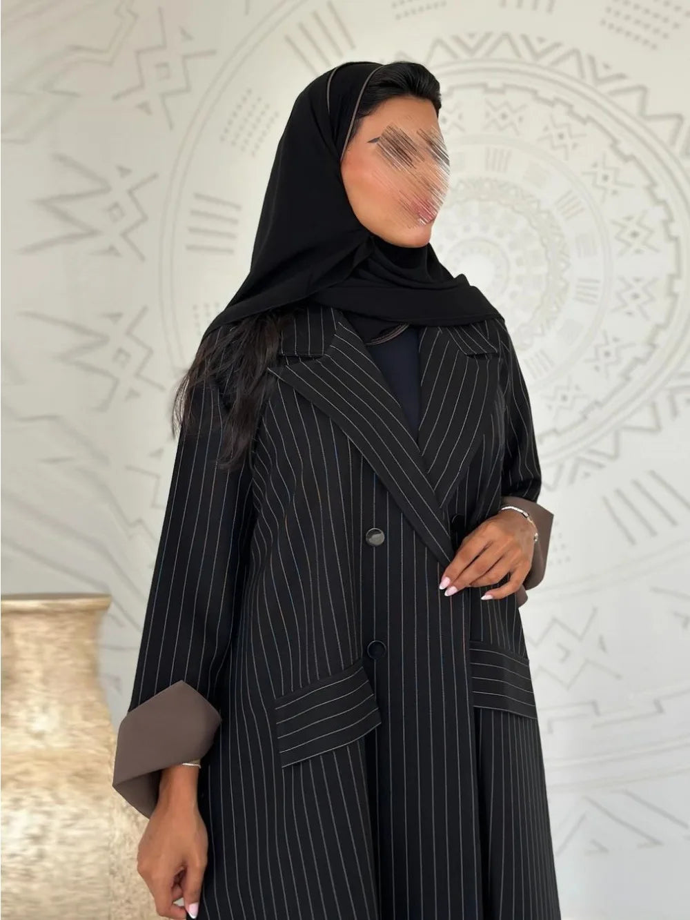 Eid Muslim Women Cardigan Abaya Long Coat Dress Turn down Collar Moroccan Kaftan Abayas Robe Islamic Clothing Ramadan Jackets