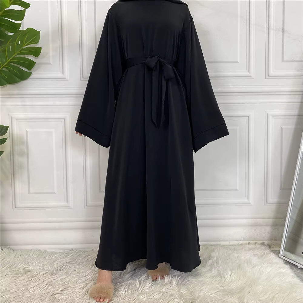 Modest Abaya Ramadan Musulman De Mode Maxi Robe Turkey Kaftan Islamic Clothing Muslim for Women Hijab Dress Caftan Vestidos
