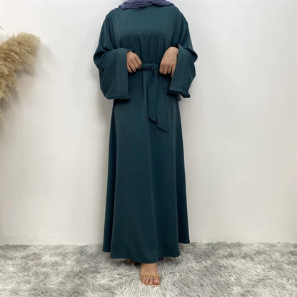 Modest Abaya Ramadan Musulman De Mode Maxi Robe Turkey Kaftan Islamic Clothing Muslim for Women Hijab Dress Caftan Vestidos