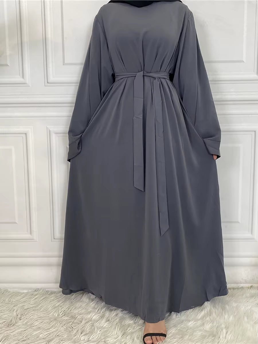 Modest Abaya Ramadan Musulman De Mode Maxi Robe Turkey Kaftan Islamic Clothing Muslim for Women Hijab Dress Caftan Vestidos