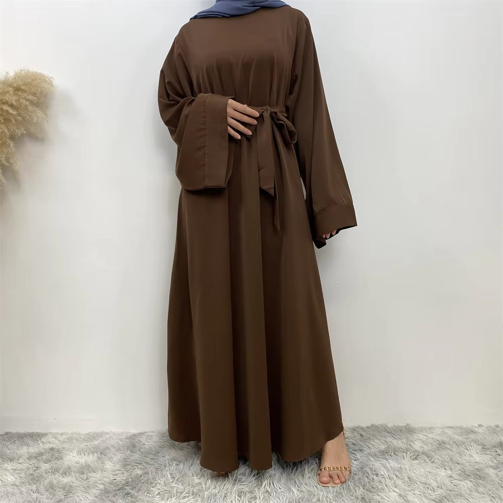 Modest Abaya Ramadan Musulman De Mode Maxi Robe Turkey Kaftan Islamic Clothing Muslim for Women Hijab Dress Caftan Vestidos