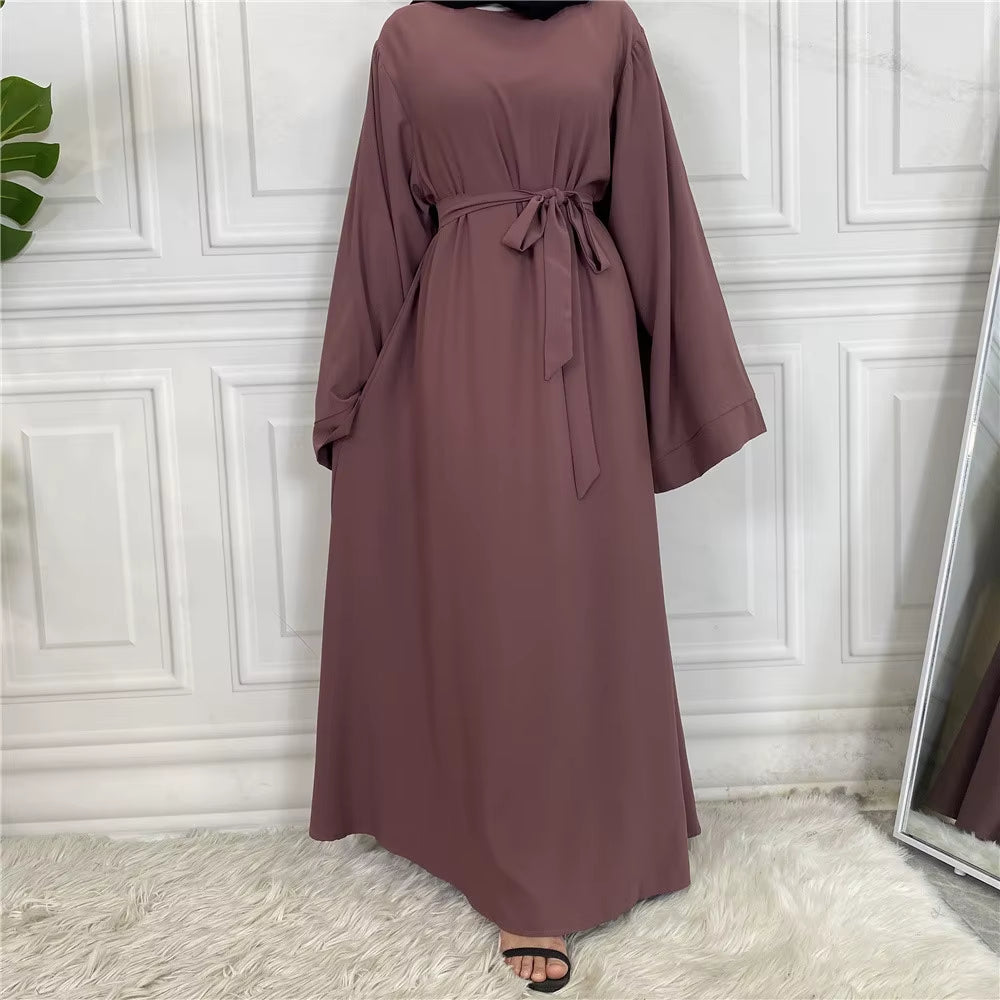 Modest Abaya Ramadan Musulman De Mode Maxi Robe Turkey Kaftan Islamic Clothing Muslim for Women Hijab Dress Caftan Vestidos