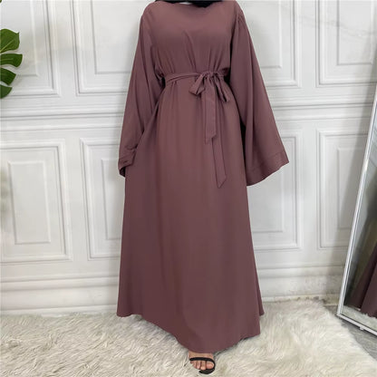 Modest Abaya Ramadan Musulman De Mode Maxi Robe Turkey Kaftan Islamic Clothing Muslim for Women Hijab Dress Caftan Vestidos