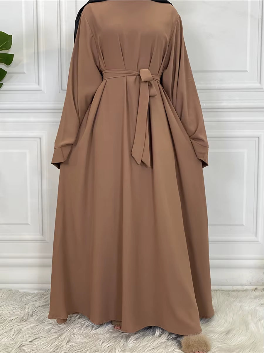 Modest Abaya Ramadan Musulman De Mode Maxi Robe Turkey Kaftan Islamic Clothing Muslim for Women Hijab Dress Caftan Vestidos