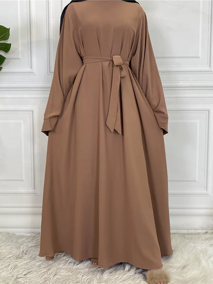 Modest Abaya Ramadan Musulman De Mode Maxi Robe Turkey Kaftan Islamic Clothing Muslim for Women Hijab Dress Caftan Vestidos