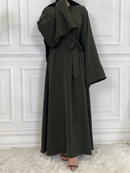Modest Abaya Ramadan Musulman De Mode Maxi Robe Turkey Kaftan Islamic Clothing Muslim for Women Hijab Dress Caftan Vestidos