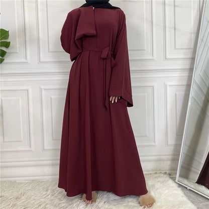Modest Abaya Ramadan Musulman De Mode Maxi Robe Turkey Kaftan Islamic Clothing Muslim for Women Hijab Dress Caftan Vestidos