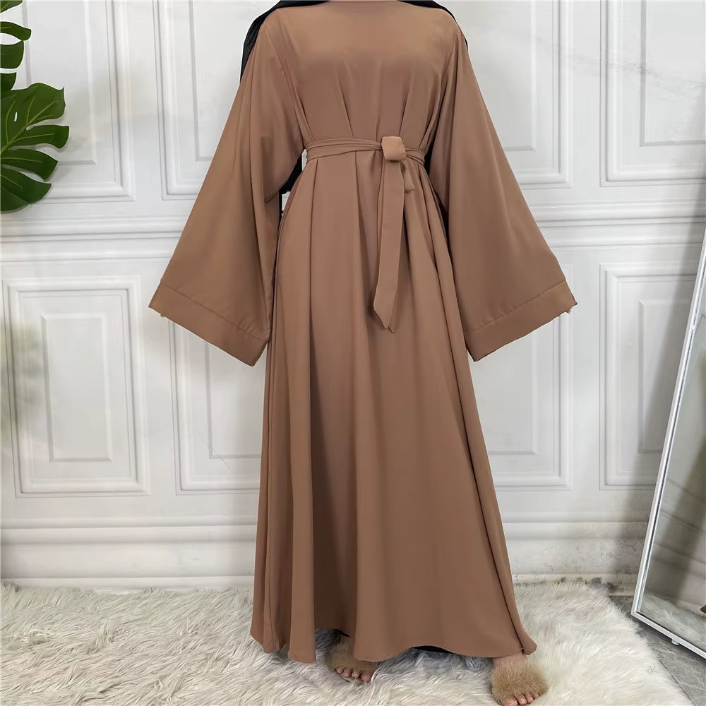 Modest Abaya Ramadan Musulman De Mode Maxi Robe Turkey Kaftan Islamic Clothing Muslim for Women Hijab Dress Caftan Vestidos